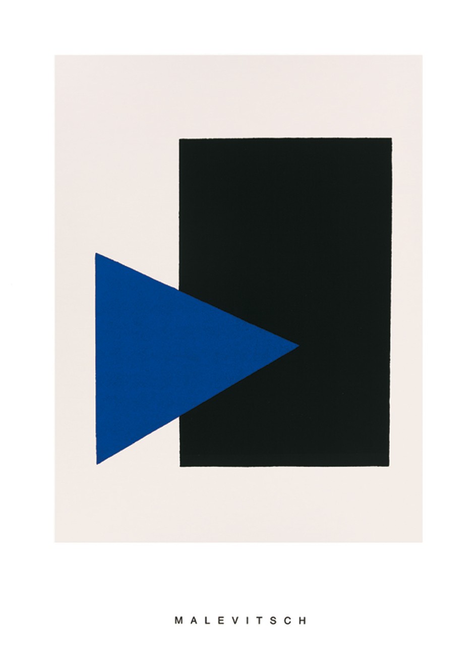 Black rectangle, blue triangle, 1915